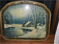 Vintage Winter Scape