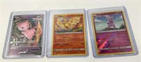 Pokémon lot, Moltrus Holo, Mew V, Granville Holo,