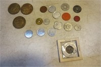 lot 18 vintage Tax Tokens and Coin-Like Items