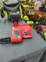 Milwaukee M12 4 ah battery and charger