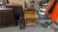 Antique Wash Stand And Magazine Rack