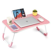 FISYOD Foldable Laptop Table, Portable Lap Desk Be