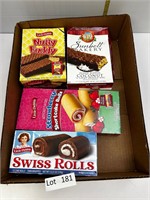 Lot of Little Debbie's Snack Cakes