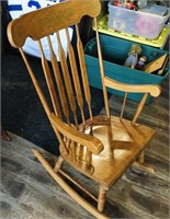 Large Wooden Rocking Chair