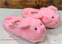 Womens Piglet Slippers (one size fits most)