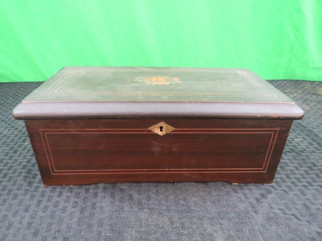 Antique Swiss 6 song music box  ( WORKS )