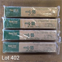 4x NEW Packs, L-55 Arc Welding Electrodes