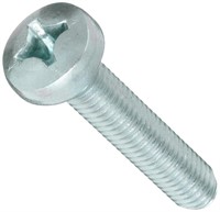 Small Parts Steel Machine Screw, Zinc Plated Finis