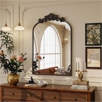 SE6045 Baroque Arched Wall MirrorBlack26x 41