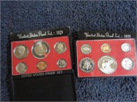 1978 & 1979 U.S. COIN PROOF SETS