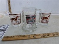 2 Derby Day Glasses & Busch Stadium Mug