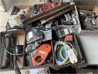 7 FLATS ELECTRIC, TRAILER, AND MISC PARTS