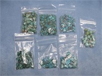 Turquoise Beads 139.66 Grams