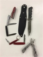 7 Pocket Knifes & Multi Tools Lot