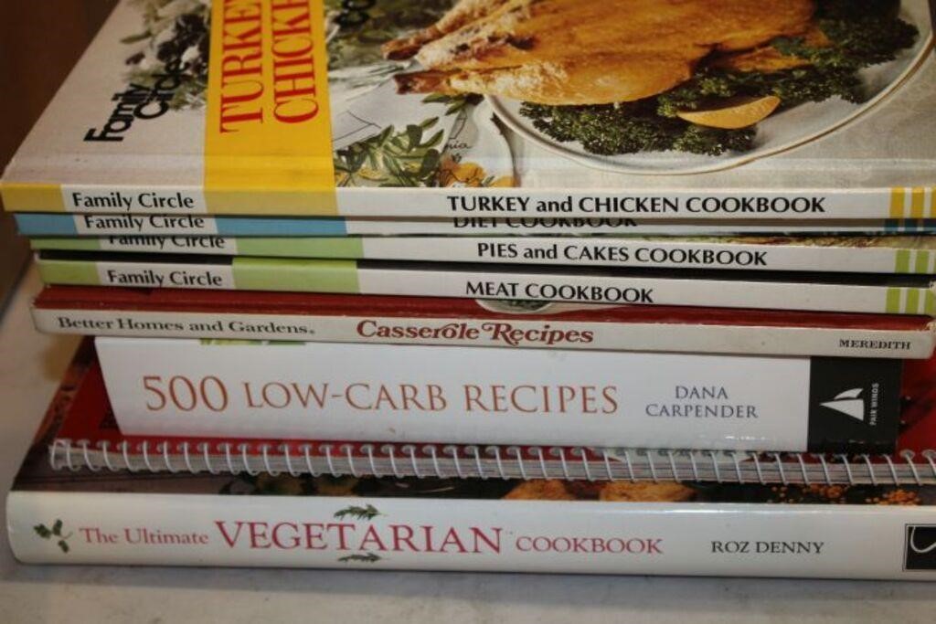 SELECTION OF COOKBOOKS