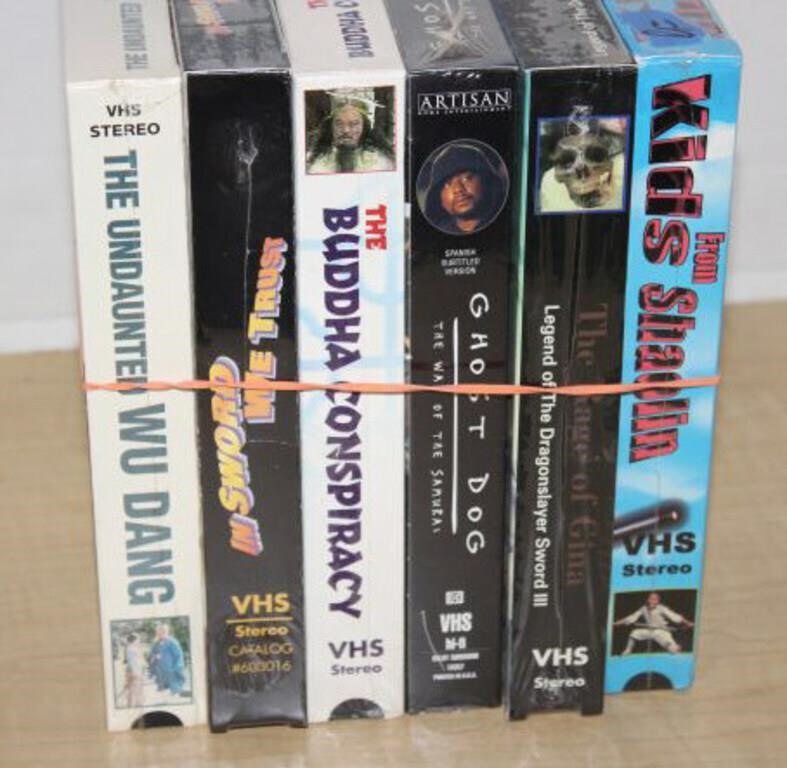 SELECTION OF SEALED VHS TAPES