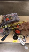 Crowbar, doorknobs, misc tools/parts