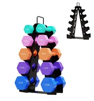 Dumbbell Rack Stand Only, OKUGAFIT 5 Tier Compact