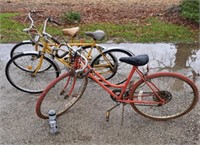 3 Vintage Bikes: 2 JCP, 1 Magna