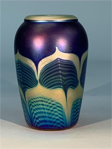 Large Steven Correia Art Glass Vase
