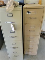 (3) 4 DRAWER AND (2) 2 DRAWER FILE CABINETS