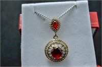 Matching ruby necklace
