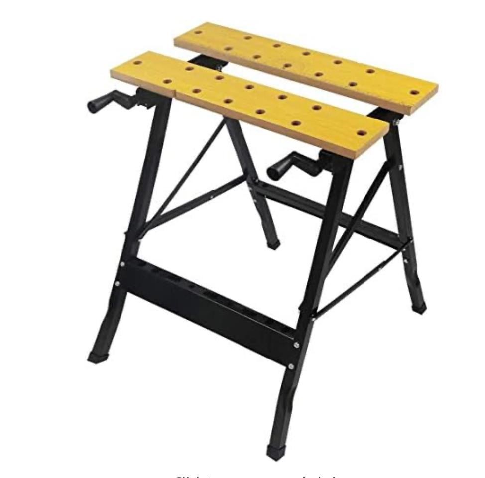 TOYEEKA Foldable Potable Workbench Sawhorse