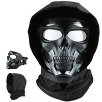 Guayma Airsoft Skull Mask Full Face Protective wi