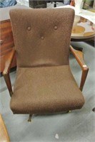 Vintage Swivel Rocking Arm Chair