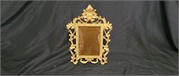 Vintage Gilded Cast Iron Rococo Style Frame