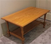 LLBean oak coffee table
