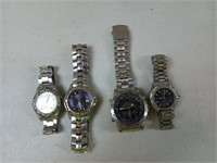 Four watches relic, stauer, ameritime untested