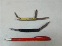Two very small pocket knives one charade Walden