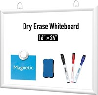 DumanAsen Dry Erase Whiteboard, 16" x 24"