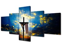 Christian 5 PIECE Canvas Wall Art