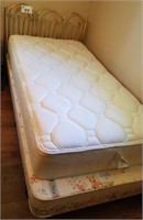 Twin Bed Complete, Extra Long Box Springs