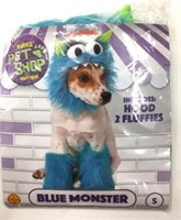 Rubies Blue Monster Pet Costume Size S