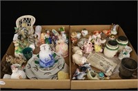 Assorted Salt & Pepper, Figurines, Dishes