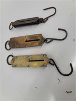 2 John Chatillon & Sons Fishing Scales & 1 other