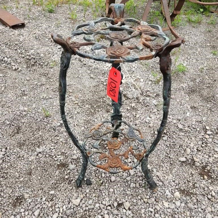 *Donated* Cast Iron Plant Stand 26"H