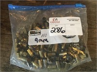 100-Count 9mm Brass