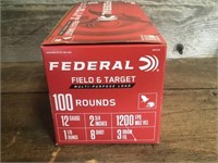 100 Rounds of 12ga. Field & Target - 2 3/4" 8-shot