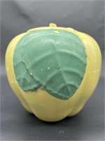 Vintage Yellow Apple Ceramic Cookie Jar