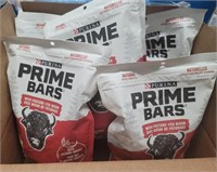 7pk 907g PRIME BARS DOG TREATS- BISON