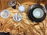 Assorted lot of decorative and serving dishes