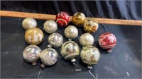 Old glass ornaments