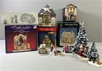 Ceramic Holiday Village Libraries & Accessories