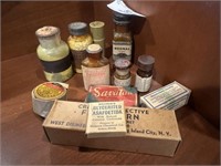 Lot of Medicine Bottles and Miscellaneous