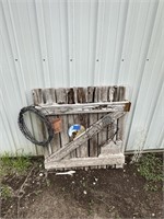 barn door and decor