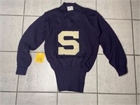 Old 1950s Sullivan high school letter sweater